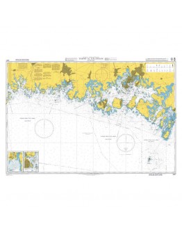 2857 International Chart Series, Baltic Sea - Sweden, South Coast, Ronneby to Utlängan - Plan A) Sandhamn - Plan B) Garpahamnen					