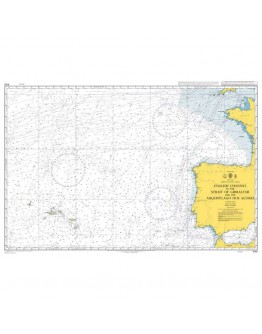 4103 - International Chart Series, North Atlantic Ocean, English Channel to the Strait of Gibraltar and the Arquipélago Dos Açores		