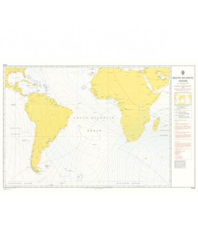 5376 - South Atlantic Ocean - Magnetic Variation 2020 and Annual Rates of Change