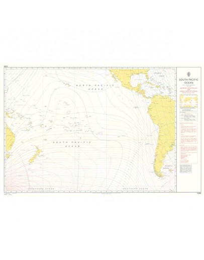 5399 - South Pacific Ocean - Magnetic Variation 2020 and Annual Rates of Change				