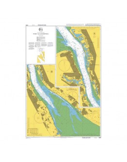 3490 - International Chart Series, England - West Coast, Port of Liverpool - Plans A-B