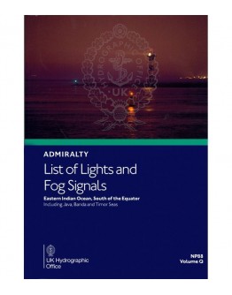 NP88 - ADMIRALTY List of Lights and Fog Signals Vol. Q - Coverage: Eastern Indian Ocean, South of the Equator Including Java, Banda and Timor Seas