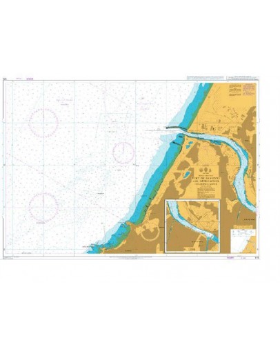 1175 - Port de Bayonne and Approaches Including L'Adour - Plan A) Continuation of L'Adour