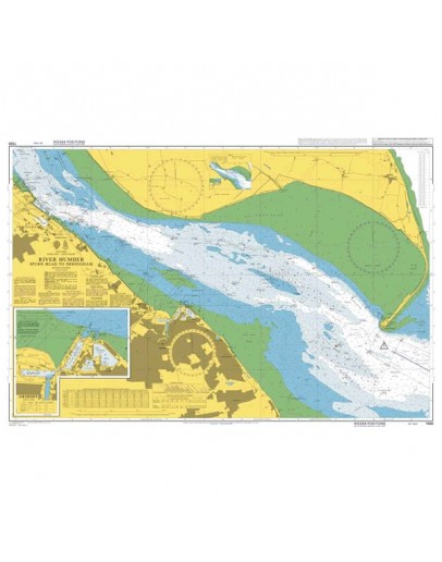 1188 - International Chart Series, England - East Coast, River Humber, Spurn Head to Immingham - Grimsby