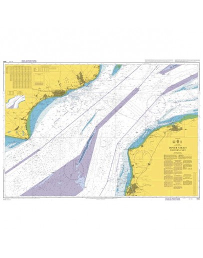 1892 - International Chart Series, English Channel, Dover Strait, Western Part