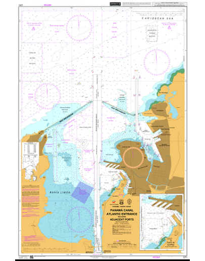 CP1 - Panamá North Coast -  Panamá Canal -  Atlantic Entrance including Adjacent Ports 