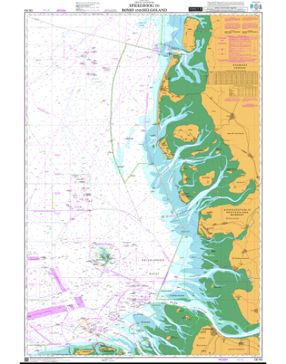 DE103 - North Sea, Germany and Denmark, Spiekeroog to Rømø and Helgoland											