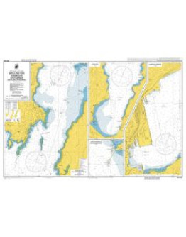 NZ4634 - Wellington Harbour Entrance and Plans of Wharves