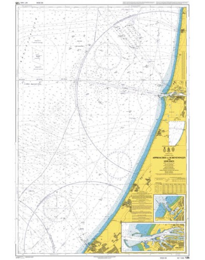 125 - International Chart Series, North Sea – Netherlands, Approaches to Ijmuiden					