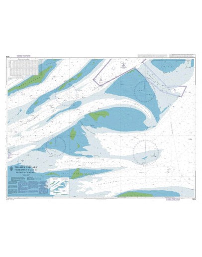 1606 - England - East Coast, Thames Estuary, Fisherman's Gat to Princes Channel								