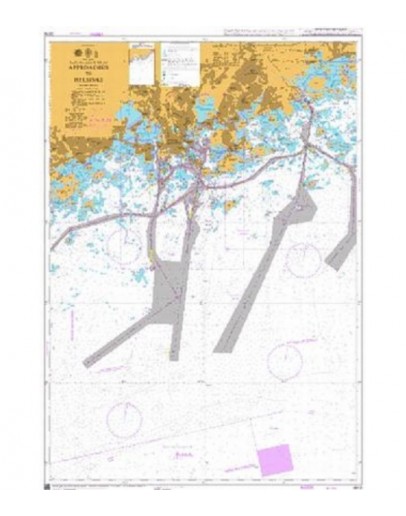 3818 - International Chart Series, Baltic Sea - Gulf of Finland, Approaches to Helsinki