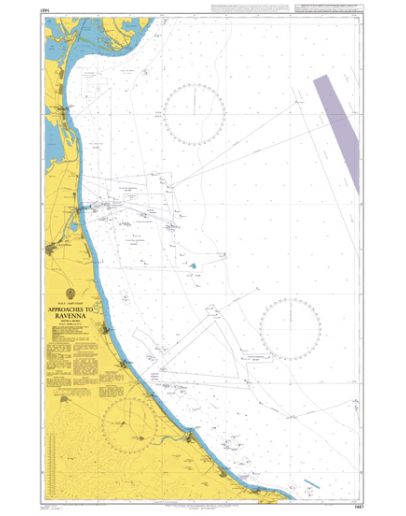 1467 - Italy - East Coast, Approaches to Ravenna											