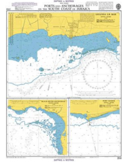 258 - Ports and Anchorages on the South Coast of Jamaica