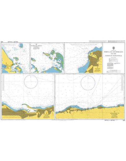 1629 - Ports and Anchorages on the Coast of Venezuela