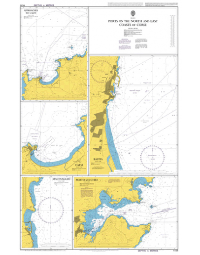 1425 - Ports on the North and East Coasts of Corse 