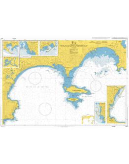 2247 - Golfe de la Napoule and Golfe Juan including Iles de Lerins and the Approaches to Cannes