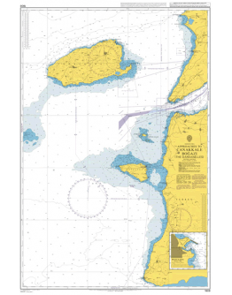 1608 - Aegean Sea, Approaches to Çana  - Bozcaada - Akçansa Cement Pier					