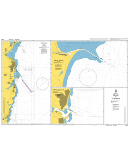 2282 - Black Sea, Plans in Romania - Plan A)  Mangalia to Midia - Plan B) Portul Sulina - Plan C) Portul Midia - Plan D) Portul Mangalia - Plan D) Portul Mangalia					