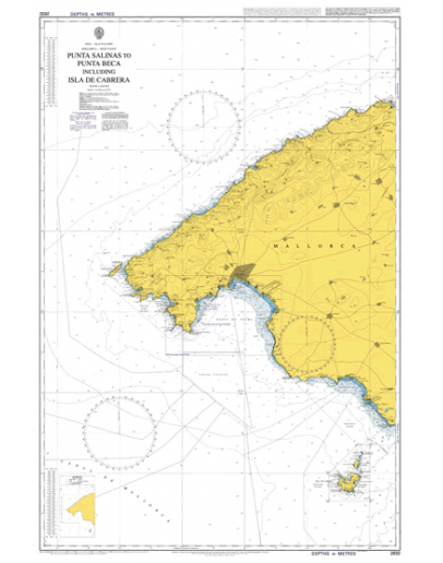 2832 - Punta Salinas to Punta Beca including Isla de Cabrera 