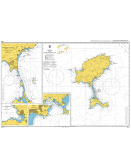 2834 - Spain - Islas Baleares, Ibiza and Formentera - Plan A) Channels Between Ibiza and Formentera - Plan B)  Ibiza, San Antonio Abad-  Plan C) Ibiza													