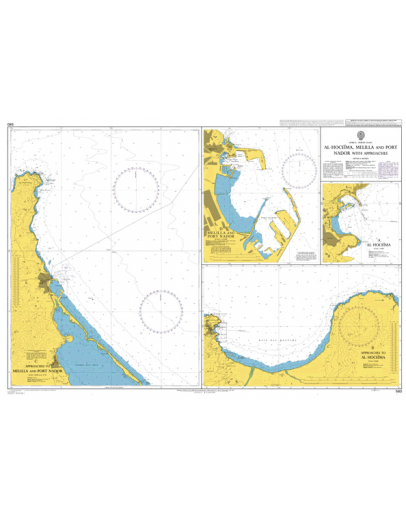 580 - Al Hoceima, Melilla and Port Nador with Approaches