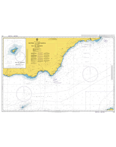 774 - Spain, South Coast, Motril to Cartagena including Isla de Alboran