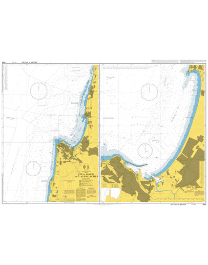 1585 - Mediterranean Sea, Israel, H̱efa (Haifa) and Approaches - H̱efa (Haifa)	