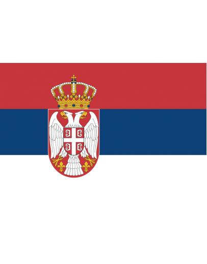 Bandiera Serbia 