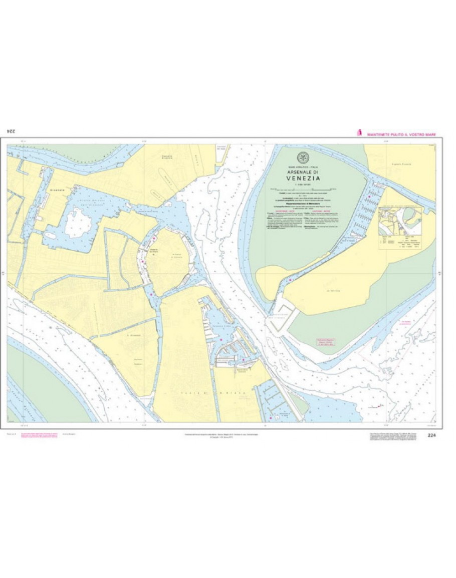 Carta Nautica Di Venezia