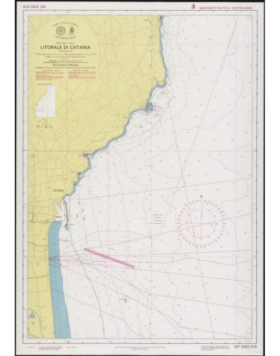 Carta Nautica Sicilia Orientale