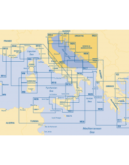 M23 - Adriatic Sea Passage Chart - Golfo di Trieste to Bar and Promontorio del Gargano