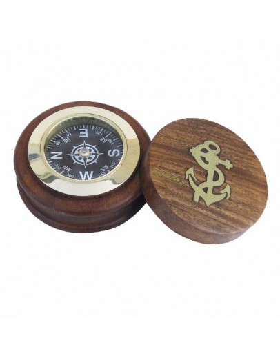 Compass Wood/Brass mod. "Gyros"
