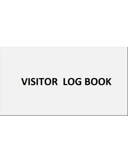 VISITOR LOG BOOK