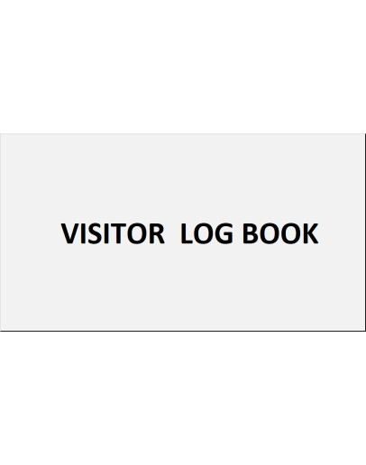 VISITOR LOG BOOK