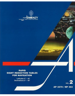 NP303 (2) - Rapid Sight Reduction Tables For Navigation: Latitudes 0°-40°, Declinations 0°-49° - Vol.2