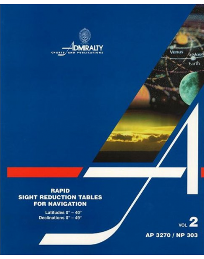 NP303 (2) - Rapid Sight Reduction Tables For Navigation: Latitudes 0°-40°, Declinations 0°-49° - Vol.2