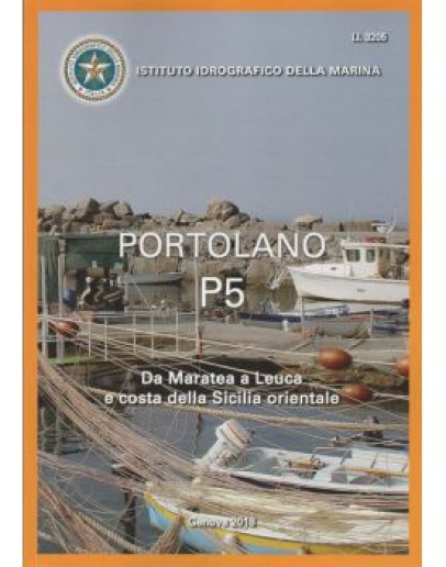 I.I.3205 - PORTOLANO Vol. P5 da Maratea a Leuca e costa della Sicilia orientale