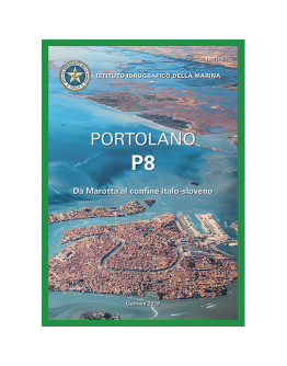 I.I.3208 - PORTOLANO Vol. P8 da Marotta al confine Italo-Sloveno