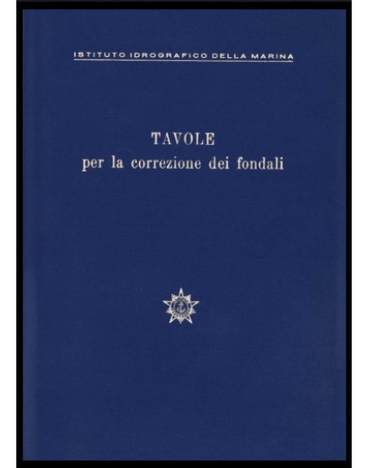 I.I.3126 - TAVOLE PER LA CORREZIONE DEI FONDALI